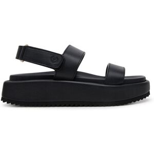 Pollini Sandále SA16155G1MTL0000 Čierna Ženy Pollini Sandále SA16155G1MTL0000 Čierna Ženy