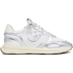 PINKO Sneakersy Zoe 01 SS0087P085 Strieborná Ženy PINKO Sneakersy Zoe 01 SS0087P085 Strieborná Ženy