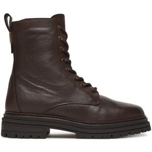 Tommy Hilfiger Outdoorová obuv Th Plaque Pebble Lace Boot Warm FW0FW08767 Hnedá Ženy Tommy Hilfiger Outdoorová obuv Th Plaque Pebble Lace Boot Warm FW0FW08767 Hnedá Ženy