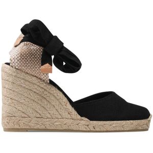 Castañer Espadrilky Carina/8/001 020962-100 Čierna Ženy Castañer Espadrilky Carina/8/001 020962-100 Čierna Ženy