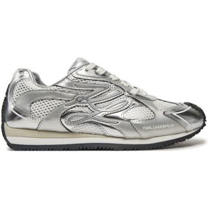 KARL LAGERFELD Sneakersy Velocette KL63925 Strieborná Ženy KARL LAGERFELD Sneakersy Velocette KL63925 Strieborná Ženy