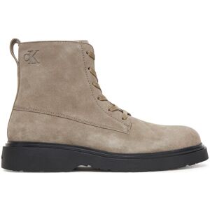 Calvin Klein Šnurovacia obuv Combat Ess Lace Up Zip Boot Su YM0YM01371 Sivá Muži Calvin Klein Šnurovacia obuv Combat Ess Lace Up Zip Boot Su YM0YM01371 Sivá Muži
