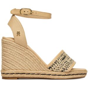 Tommy Hilfiger Espadrilky High Wedge Espad FW0FW09471 Svetlo béžová Ženy Tommy Hilfiger Espadrilky High Wedge Espad FW0FW09471 Svetlo béžová Ženy