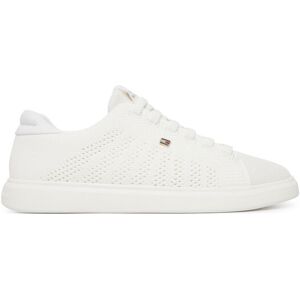 Tommy Hilfiger Sneakersy Th Icon Light Knit Sneaker FW0FW09401 Biela Ženy Tommy Hilfiger Sneakersy Th Icon Light Knit Sneaker FW0FW09401 Biela Ženy