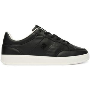 Tommy Hilfiger Sneakersy Th Heritage Court Sneaker Ltr FW0FW09028 Čierna Ženy Tommy Hilfiger Sneakersy Th Heritage Court Sneaker Ltr FW0FW09028 Čierna Ženy