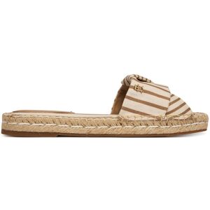 Tommy Hilfiger Šľapky Canvas FW0FW09140 Béžová Ženy Tommy Hilfiger Šľapky Canvas FW0FW09140 Béžová Ženy