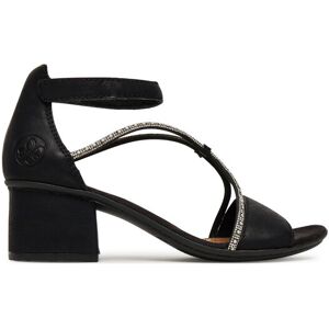 Rieker Sandále 64654-00 Čierna Ženy Rieker Sandále 64654-00 Čierna Ženy