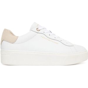 Tommy Hilfiger Sneakersy Chic Platform Cupsole Sneaker FW0FW09021 Biela Ženy Tommy Hilfiger Sneakersy Chic Platform Cupsole Sneaker FW0FW09021 Biela Ženy