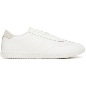 Calvin Klein Sneakersy Low Top Lace Up Tmbl Lth HM0HM01803 Biela Muži Calvin Klein Sneakersy Low Top Lace Up Tmbl Lth HM0HM01803 Biela Muži