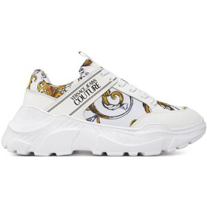 Versace Jeans Couture Sneakersy 78YA3SC2 Biela Muži Versace Jeans Couture Sneakersy 78YA3SC2 Biela Muži