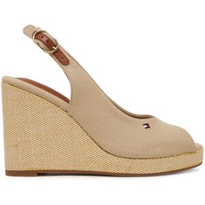 Tommy Hilfiger Espadrilky Flag High Wedge Espad Slingback FW0FW08597 Béžová Ženy Tommy Hilfiger Espadrilky Flag High Wedge Espad Slingback FW0FW08597 Béžová Ženy