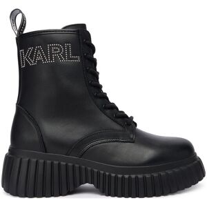 KARL LAGERFELD Šnurovacia obuv KL44475 Čierna Ženy KARL LAGERFELD Šnurovacia obuv KL44475 Čierna Ženy