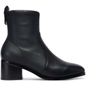 Tommy Hilfiger Členková obuv Th Stretch Leather Bootie FW0FW08860 Čierna Ženy Tommy Hilfiger Členková obuv Th Stretch Leather Bootie FW0FW08860 Čierna Ženy