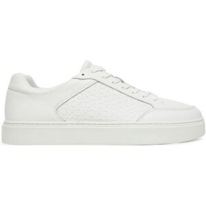 Calvin Klein Sneakersy Clean Cup Low Laceup Mono HM0HM01899 Biela Muži Calvin Klein Sneakersy Clean Cup Low Laceup Mono HM0HM01899 Biela Muži