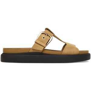 Clarks Šľapky Aristella West 26185811 Hnedá Ženy Clarks Šľapky Aristella West 26185811 Hnedá Ženy