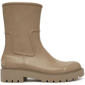 Calvin Klein Jeans Gumáky Mid Rainboot Rubber YW0YW02004 Hnedá Ženy Calvin Klein Jeans Gumáky Mid Rainboot Rubber YW0YW02004 Hnedá Ženy