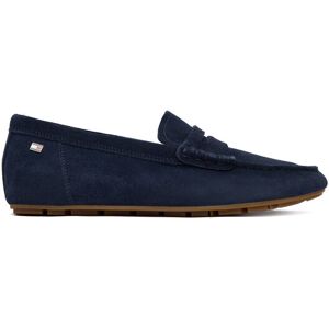 Tommy Hilfiger Mokasíny Flag Soft Suede Driver Loafer FW0FW08558 Tmavomodrá Ženy Tommy Hilfiger Mokasíny Flag Soft Suede Driver Loafer FW0FW08558 Tmavomodrá Ženy