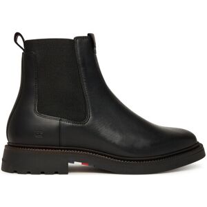 Tommy Hilfiger Členková obuv s elastickým prvkom Comfort Lwt FM0FM05591 Čierna Muži Tommy Hilfiger Členková obuv s elastickým prvkom Comfort Lwt FM0FM05591 Čierna Muži