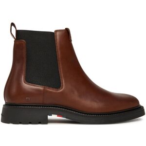Tommy Hilfiger Členková obuv s elastickým prvkom Comfort Lwt FM0FM05591 Hnedá Muži Tommy Hilfiger Členková obuv s elastickým prvkom Comfort Lwt FM0FM05591 Hnedá Muži