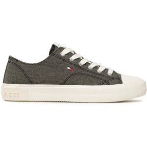 Tommy Hilfiger Plátenky Low Cut Lce-Up T3X9-32827-0890 S Čierna Deti Tommy Hilfiger Plátenky Low Cut Lce-Up T3X9-32827-0890 S Čierna Deti