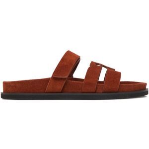 Tory Burch Šľapky Ines Sport Slide 163481 Hnedá Ženy Tory Burch Šľapky Ines Sport Slide 163481 Hnedá Ženy