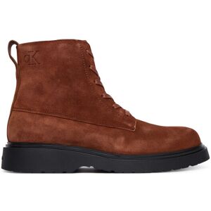Calvin Klein Šnurovacia obuv Combat Ess Lace Up Zip Boot Su YM0YM01371 Hnedá Muži Calvin Klein Šnurovacia obuv Combat Ess Lace Up Zip Boot Su YM0YM01371 Hnedá Muži