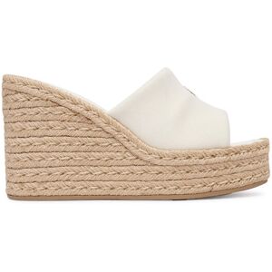 Calvin Klein Espadrilky Wedge Espad 70 Canvas Mg HW0HW03282 Krémová Ženy Calvin Klein Espadrilky Wedge Espad 70 Canvas Mg HW0HW03282 Krémová Ženy
