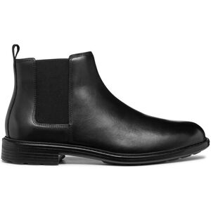 Geox Členková obuv s elastickým prvkom Walk Pleasure U567KA-00043 C9999 Čierna Muži Geox Členková obuv s elastickým prvkom Walk Pleasure U567KA-00043 C9999 Čierna Muži