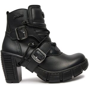 NEW ROCK Šnurovacia obuv M-TRCASCO004-V2 Čierna Ženy NEW ROCK Šnurovacia obuv M-TRCASCO004-V2 Čierna Ženy