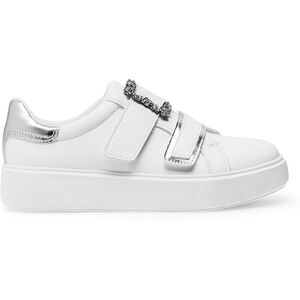 Eva Minge Sneakersy WYL3358-7 Biela Ženy Eva Minge Sneakersy WYL3358-7 Biela Ženy