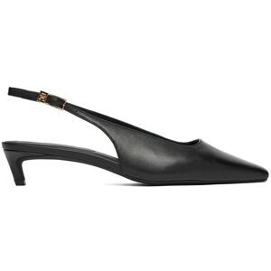 Tommy Hilfiger Lodičky Th Buckle Slingback Low Pump FW0FW09009 Čierna Ženy Tommy Hilfiger Lodičky Th Buckle Slingback Low Pump FW0FW09009 Čierna Ženy