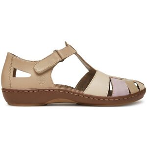 Rieker Sandále 45869-60 Béžová Ženy Rieker Sandále 45869-60 Béžová Ženy