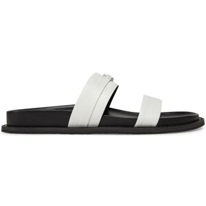 MICHAEL Michael Kors Šľapky Mandy Flat Sandal 40S5MAFS2L Biela Ženy MICHAEL Michael Kors Šľapky Mandy Flat Sandal 40S5MAFS2L Biela Ženy