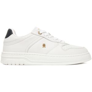 Tommy Hilfiger Sneakersy Th Sporty Cupsole Corp FW0FW09025 Biela Ženy Tommy Hilfiger Sneakersy Th Sporty Cupsole Corp FW0FW09025 Biela Ženy