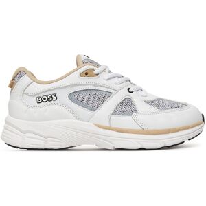 BOSS Sneakersy J52815 S Biela Deti BOSS Sneakersy J52815 S Biela Deti
