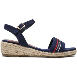 Tommy Hilfiger Espadrilky Rope Wedge Sandal T3A7-32777-0048 M Tmavomodrá Deti Tommy Hilfiger Espadrilky Rope Wedge Sandal T3A7-32777-0048 M Tmavomodrá Deti