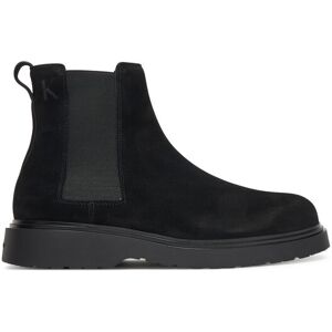 Calvin Klein Členková obuv s elastickým prvkom Combat Ess Chelsea Boot Su YM0YM01372 Čierna Muži Calvin Klein Členková obuv s elastickým prvkom Combat Ess Chelsea Boot Su YM0YM01372 Čierna Muži