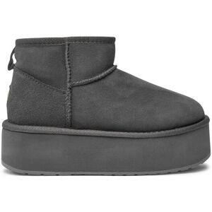 EMU Australia Snehule Stinger Micro Flatform W13082 Sivá Ženy EMU Australia Snehule Stinger Micro Flatform W13082 Sivá Ženy