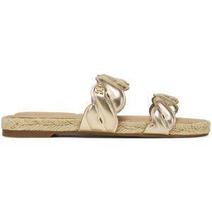 Tommy Hilfiger Espadrilky Metallic Rope Espadrille Mule FW0FW08670 Zlatá Ženy Tommy Hilfiger Espadrilky Metallic Rope Espadrille Mule FW0FW08670 Zlatá Ženy