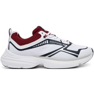 Tommy Hilfiger Sneakersy Th Dynafast Tech FM0FM05450 Biela Muži Tommy Hilfiger Sneakersy Th Dynafast Tech FM0FM05450 Biela Muži