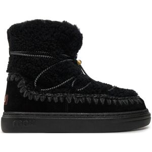 Mou Snehule Eskimo Sneaker Bold Scoub Lace FW411012A Čierna Ženy Mou Snehule Eskimo Sneaker Bold Scoub Lace FW411012A Čierna Ženy