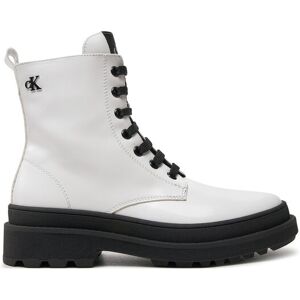 Calvin Klein Jeans Outdoorová obuv Lace-Up Bootie V4A5-81031-1453 S Biela Deti Calvin Klein Jeans Outdoorová obuv Lace-Up Bootie V4A5-81031-1453 S Biela Deti