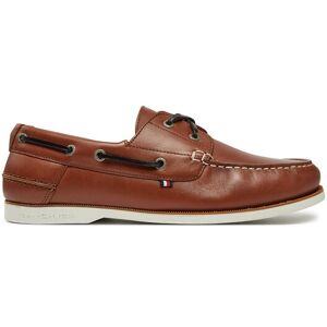Tommy Hilfiger Poltopánky Th Boat Shoe Core Lth FM0FM05569 Hnedá Muži Tommy Hilfiger Poltopánky Th Boat Shoe Core Lth FM0FM05569 Hnedá Muži