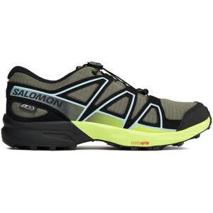 Salomon Bežecké topánky Speedcross Climasalomon™ Waterproof L47278900 Zelená Deti Salomon Bežecké topánky Speedcross Climasalomon™ Waterproof L47278900 Zelená Deti