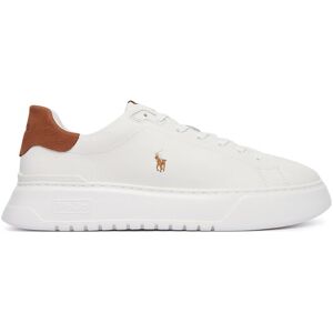 Polo Ralph Lauren Sneakersy RLite Court Tumbled 809P07170001 Biela Muži Polo Ralph Lauren Sneakersy RLite Court Tumbled 809P07170001 Biela Muži