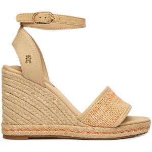 Tommy Hilfiger Espadrilky High Wedge Espad FW0FW09471 Svetlo béžová Ženy Tommy Hilfiger Espadrilky High Wedge Espad FW0FW09471 Svetlo béžová Ženy