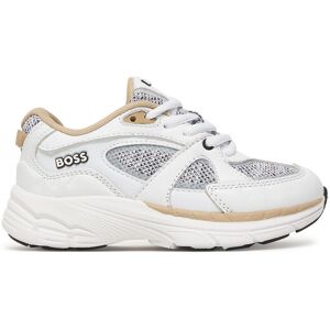 BOSS Sneakersy J52815 M Biela Deti BOSS Sneakersy J52815 M Biela Deti