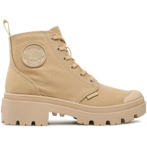 Palladium Outdoorová obuv Pallabase Twill 96907-227-M Béžová Ženy Palladium Outdoorová obuv Pallabase Twill 96907-227-M Béžová Ženy