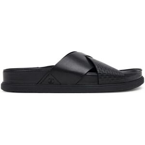 Clarks Šľapky Torford Cross 26181382 Čierna Muži Clarks Šľapky Torford Cross 26181382 Čierna Muži