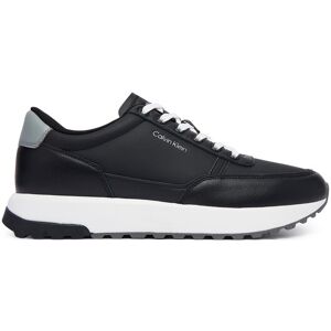 Calvin Klein Sneakersy City Runner Laceup Lth Mix HM0HM02214 Čierna Muži Calvin Klein Sneakersy City Runner Laceup Lth Mix HM0HM02214 Čierna Muži